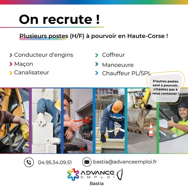 Advance Emploi Corse : solutions de recrutement et d’intérim pour les entreprises insulaires
