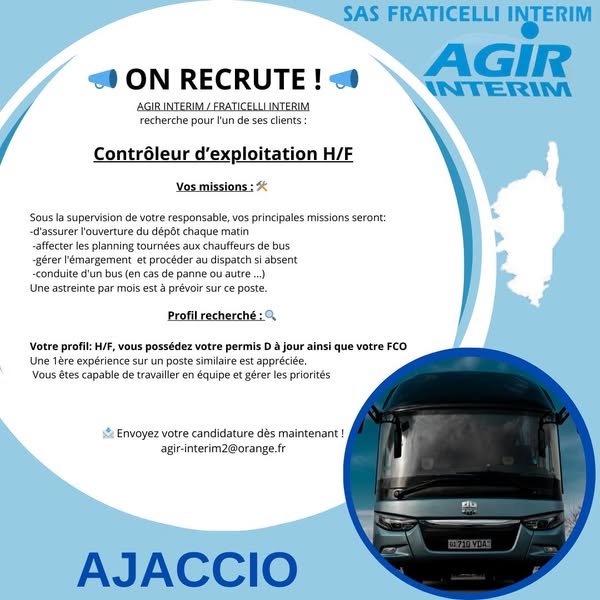 Agir Interim Corse : solutions d’emploi et recrutement pour les entreprises insulaires
