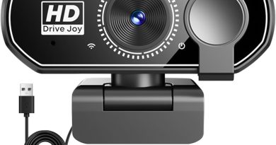 Webcam Full HD 1080p avec Microphone, Suppression du Bruit, Couverture de Confidentialité, Objectif Grand Angle 120 °, Web Cam USB Plug & Play pour Ordinateur Portable, Linux, Win10, Mac, Youtube – Le détail qui change tout au quotidien
