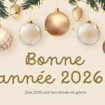Bonne Année 2026 à tous