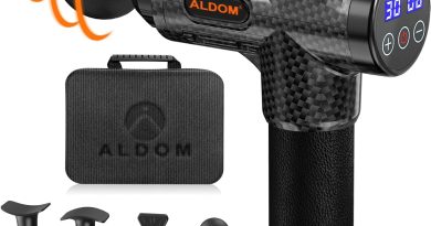 Pistolet de Massage Musculaire ALDOM Appareil de Massage Masseur de Muscle Profonds avec 30 Niveaux Réglables, 6 Têtes de Massage et l’Écran LCD Pour Soulager Douleurs et Raideurs Musculaires – Le détail qui change tout au quotidien Pistolet de Massage Musculaire ALDOM Appareil de Massage Masseur de Muscle Profonds avec 30 Niveaux Réglables, 6 Têtes de Massage et l’Écran LCD Pour Soulager Douleurs et Raideurs Musculaires – Le détail qui change tout au quotidien