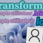 Comment transformer un compte utilisateur en ligne en compte local sur Windows 11