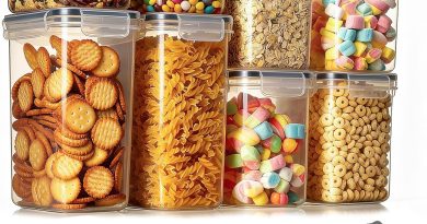 VINATO Boîte de Rangement Cuisine, Hermetique Alimentaire Boite Plastique avec Couvercle Frigo Lot de 8 pour Céréales, Farine, Sucre, Riz, Pâtes Sans Bpa avec Autocollants – Pourquoi ce produit mérite votre attention