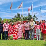 “C’est une commune assez étonnante, rurale mais très développée”, a salué Alexandre Rochatte à l’issue de sa visite à Teva i Uta (Crédit : Anne-Charlotte Lehartel).