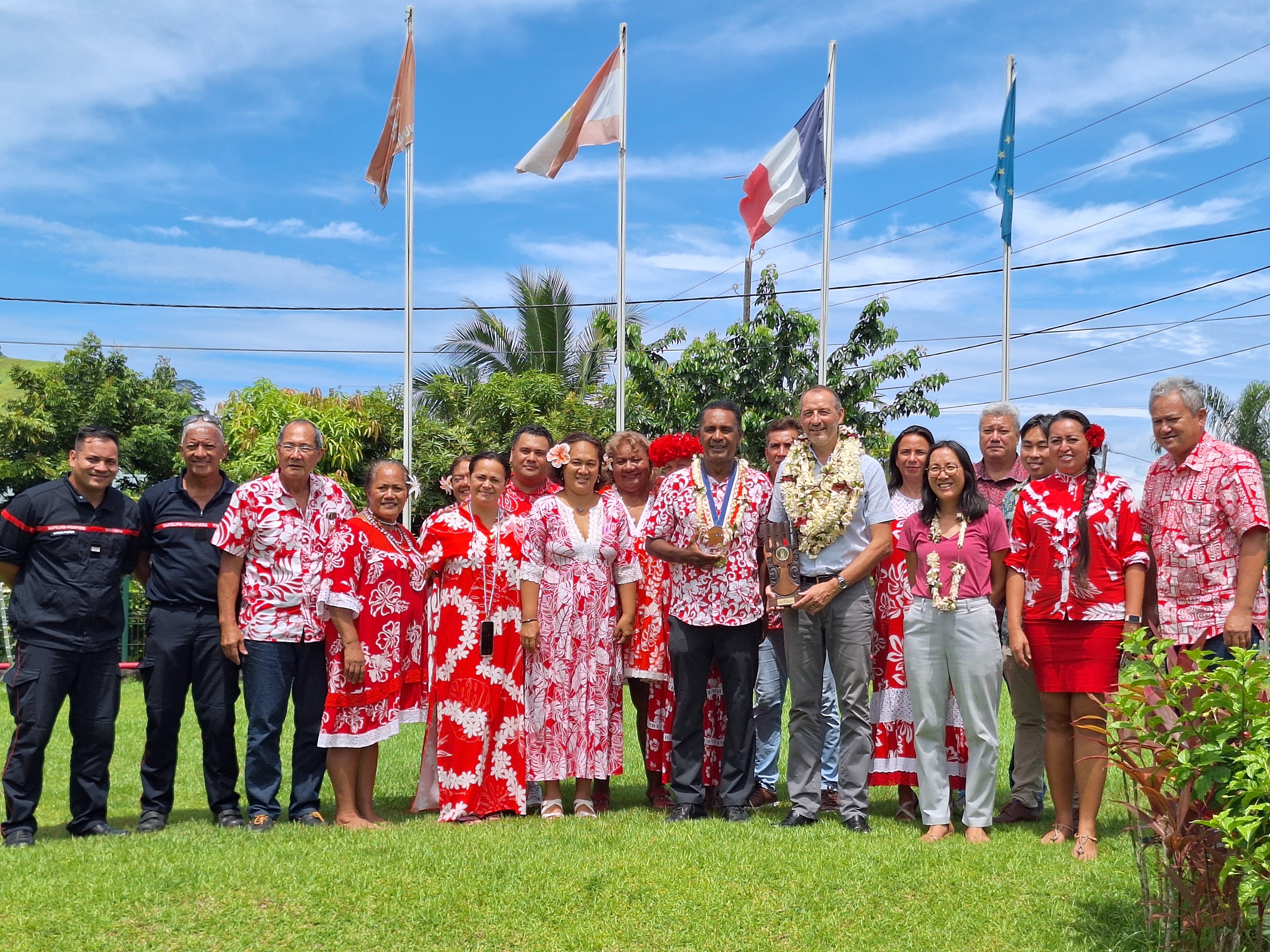 Le haut-commissaire accueilli à Teva i Uta et Terehēamanu pour une visite officielle