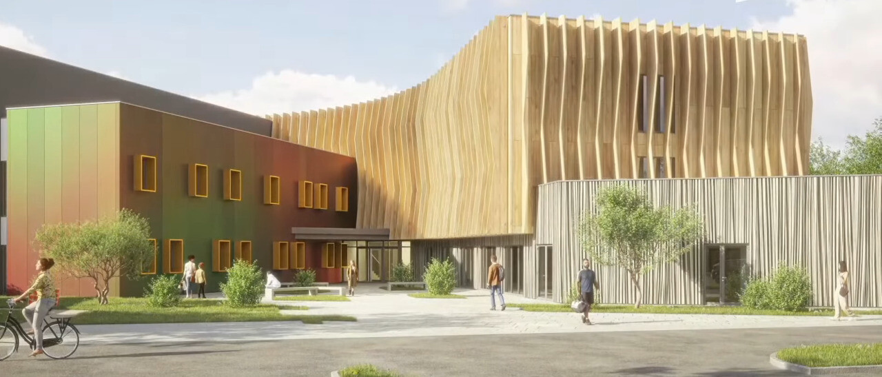 À La Roche-sur-Yon, dévoilement des premiers visuels de la future Maison des sports