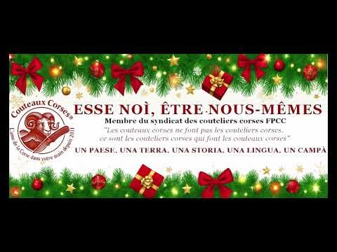 Couteau corse Curnichjolu en damas et corne de bélier par M. Padovani