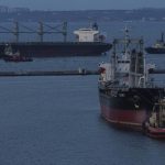 Reportage : Le port d'Odessa en Ukraine, vital pour l'économie, menacé par les frappes russes