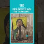 Affrontements entre manifestants kenyans et police en plein chaos