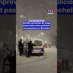 Bataille de boules de neige à La Rochelle : policiers vs passants