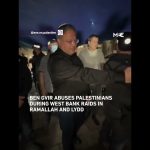 Ben Gvir insulte les Palestiniens lors de raids en Cisjordanie