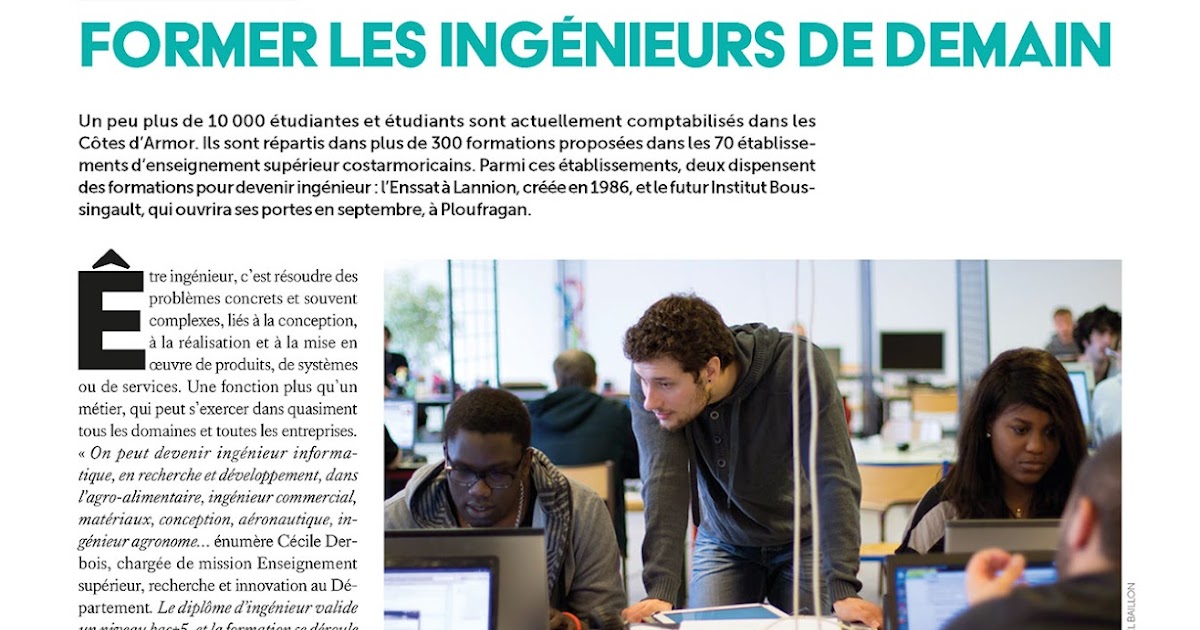 Côtes d'Armor : un programme pour former les ingénieurs de demain