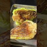 Chou Hispi grillé au beurre miso et sel fumé