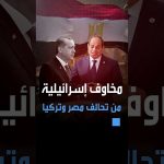 Crainte en Israël face à l'alliance Égypte-Turquie