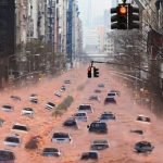 Crue du Lez : routes et voitures submergées en France !