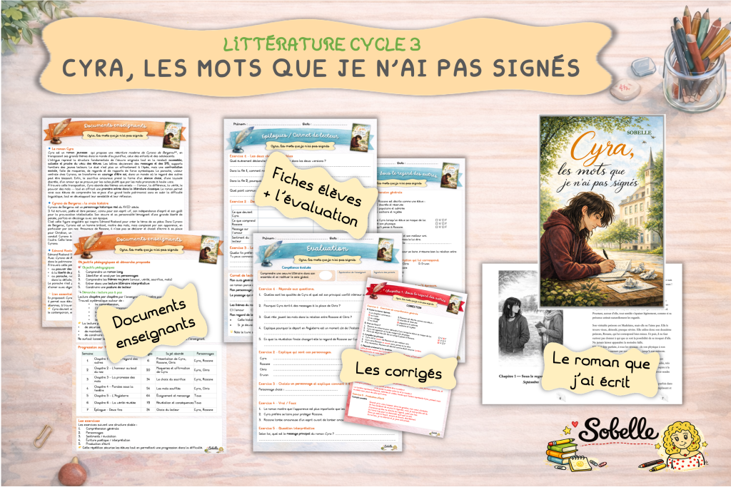Cyra : Les mots non signés de La trousse de Sobelle
