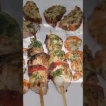 Délices de thon rouge et scampis grillés