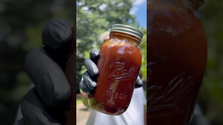 Délicieuse sauce barbecue au bourbon et érable fumé