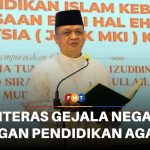 Éradiquer les effets négatifs par l'éducation religieuse, dit le Raja Muda