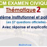 Examen Civique pour Naturalisation : CDR et CPA Décryptés