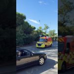 Intervention des pompiers de Fréjus : VSAV en action
