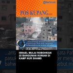 Israël détruit 25 bâtiments résidentiels à Nur Shams, Cisjordanie