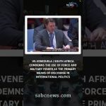 L'Afrique du Sud dénonce la force comme moyen de dialogue.