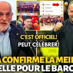 La Liga annonce une excellente nouvelle pour le FC Barcelone !