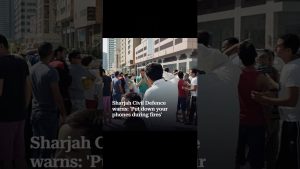 Les pompiers de Sharjah alertent : lâchez vos téléphones en cas d'incendie
