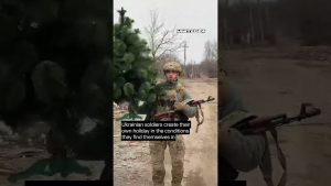 Les soldats ukrainiens souhaitent une bonne année !