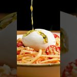 Linguine à la sauce tomate et burrata 🍝