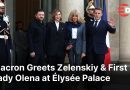 Macron reçoit Zelenskiy et Olena au Palais Élysée pour des discussions clés