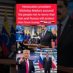 Maduro : Russie et Iran, ses alliés contre Trump