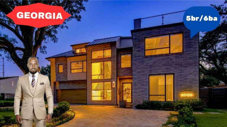 🔴🍑 Maisons modernes en Géorgie : votre maison intelligente vous attend !