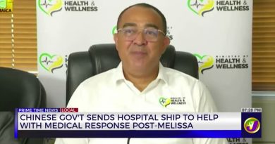 Navire-hôpital chinois déployé pour l'aide médicale après Melissa