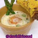 Œufs cocotte aux asperges