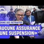 Olivier Faure : pas de garantie sur la suspension des retraites
