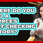 Où consulter l'historique de vérification d'une source ?