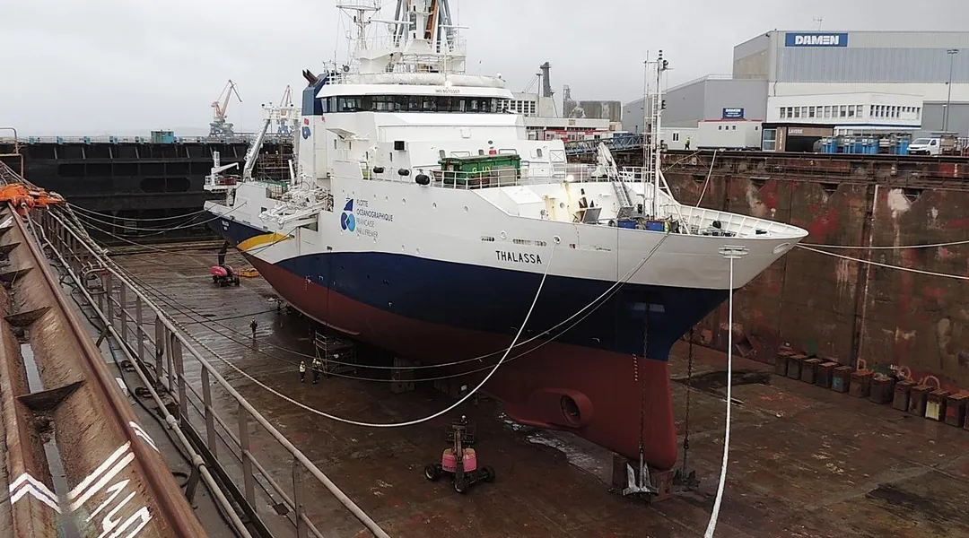 Le navire océanographique Thalassa d’Ifremer s’apprête à reprendre ses campagnes en mer