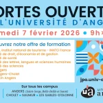 Portes ouvertes de l’Université d’Angers : préparez votre avenir le 7 février 2026