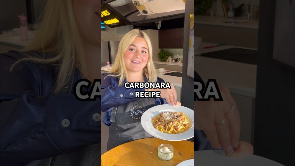 Préparons une Carbonara : plus simple que celle de papa !