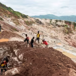 RDC : images de la mine de Rubaya après un glissement de terrain mortel