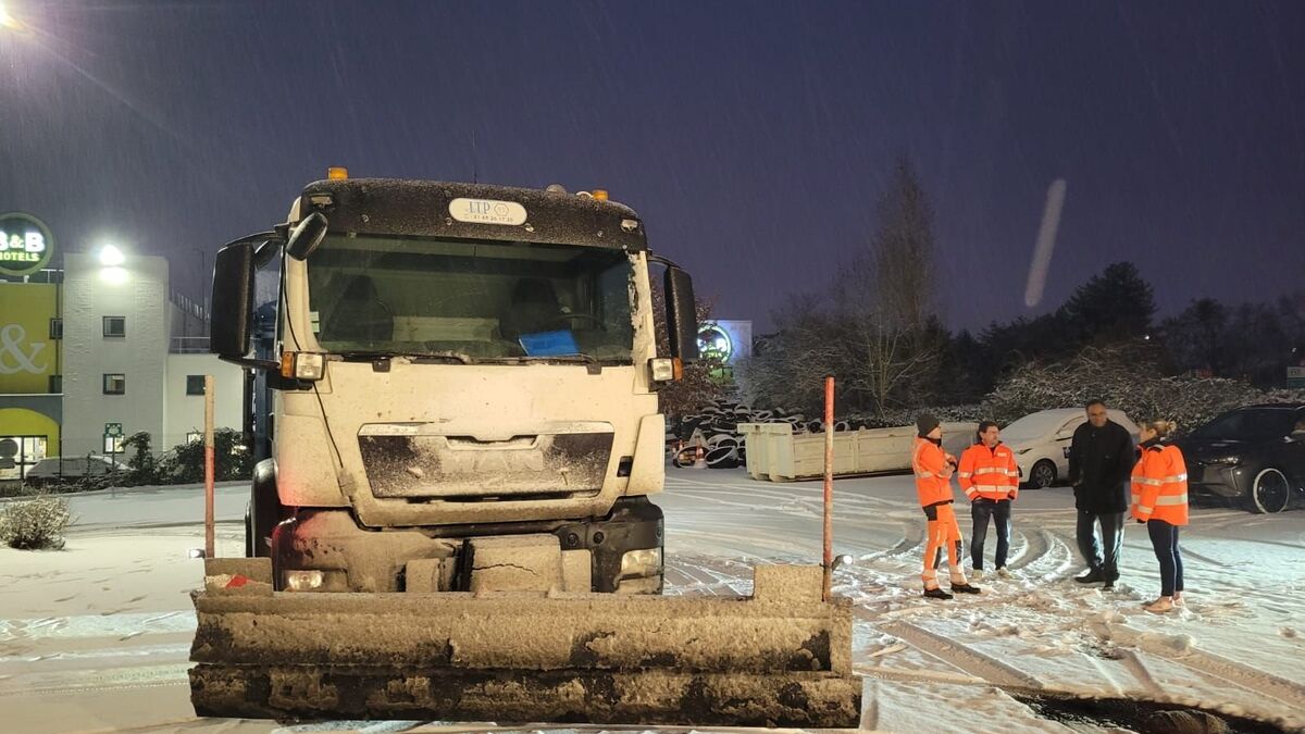 Neige en Île-de-France et Oise : découvrez les routes traitées en priorité par les autorités