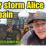 🌊 Torrevieja : Plage dévastée après la tempête Alice !