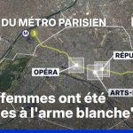 Trois femmes blessées au couteau dans le métro parisien, agresseur arrêté