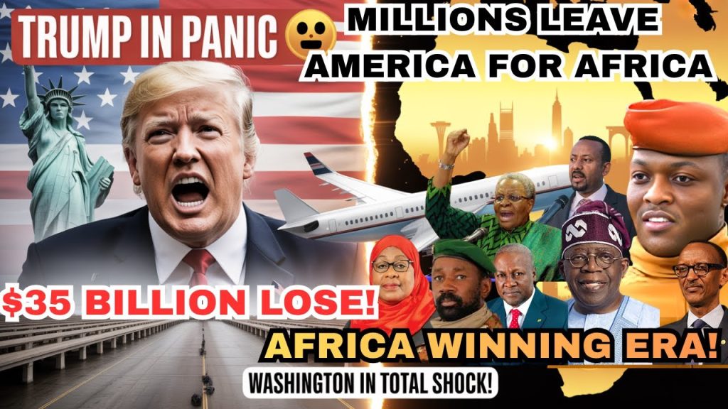 Trump en colère : des millions d'Afro-Américains fuient vers l'Afrique