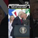 Trump qualifie Meloni de 'jeune femme belle' au sommet de paix