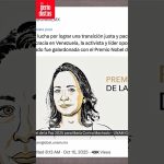 UNAM félicite Corina Machado, figure de l'ultradroite