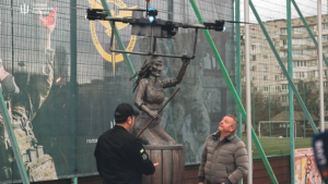 Guerre en Ukraine : Le drone Baba Yaga, symbole de peur pour les Russes, a sa statue
