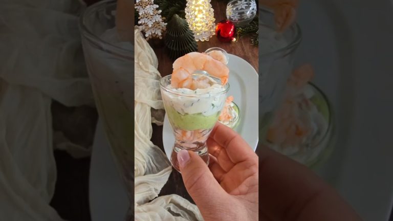 Verrines de crevettes à l'avocat : une entrée fraîche